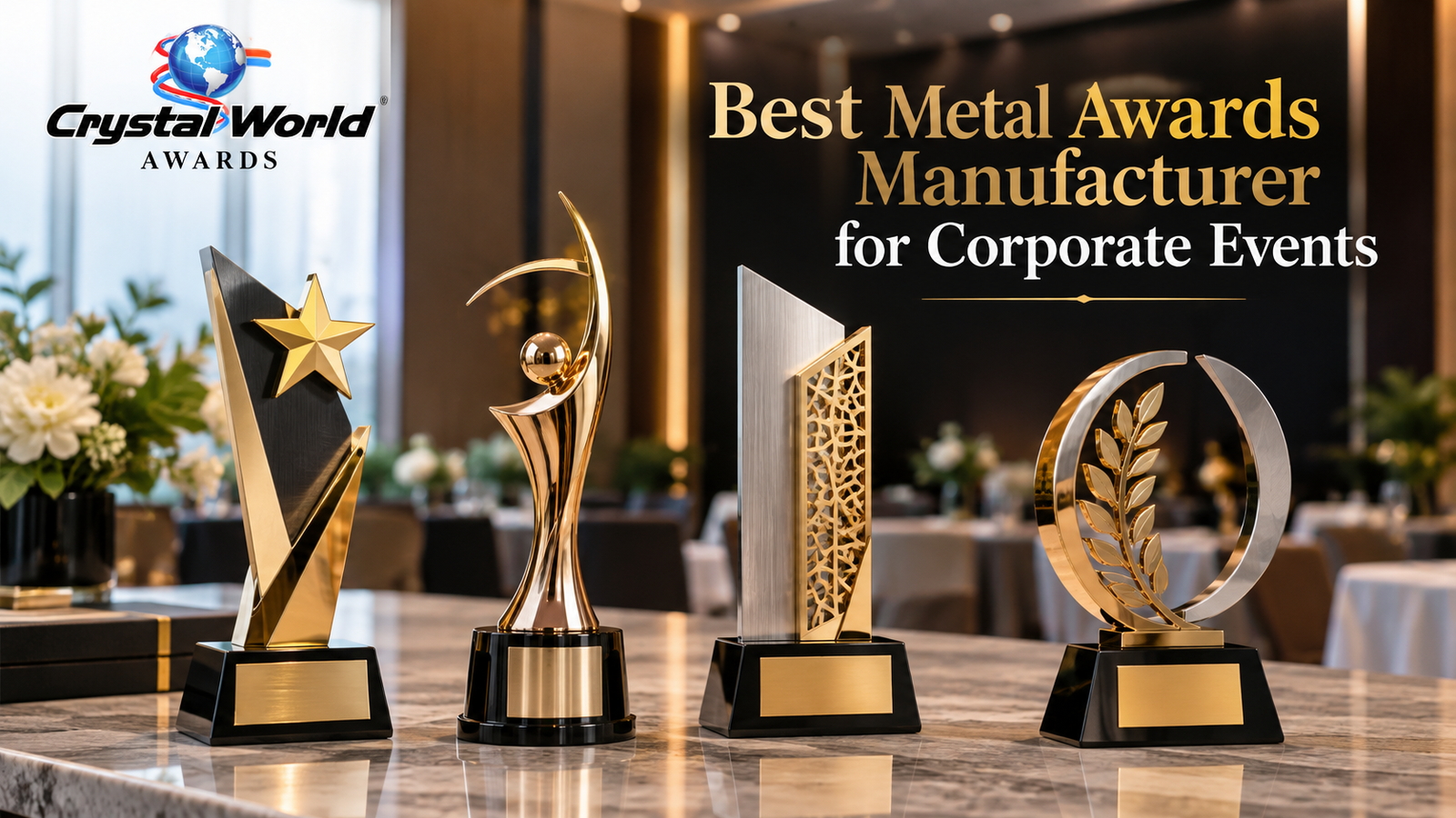 Best Metal Awards Manufacturer for Corporate Events